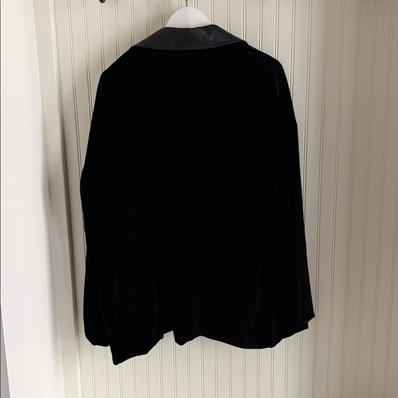 THE KOOPLES Black Biker Collar Kimono Jacket - Picture 10 of 12